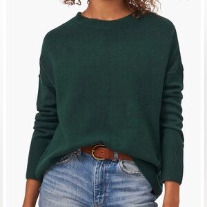NWT Exposed Seam Crewneck Sweater